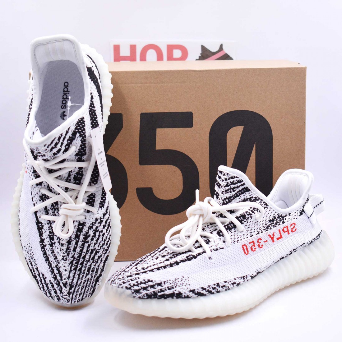 yeezy zebra real